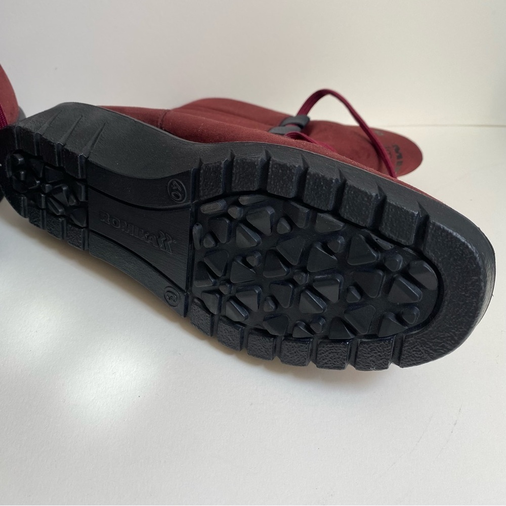 New Romika Amaretta boot Bordeaux Size 9 - Picture 7 of 10